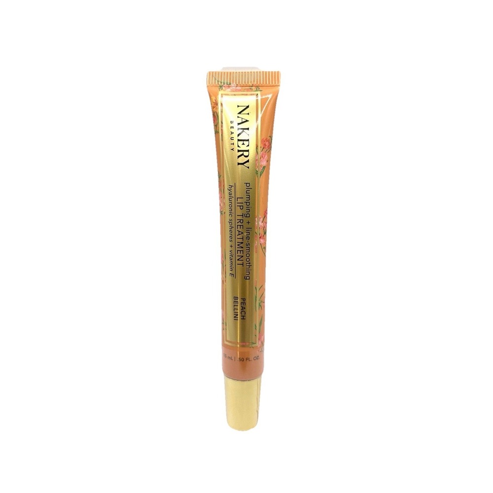 Nakery Beauty Plumping Line-Smoothing Lip Treatment Peach Bellini, 0.50 oz